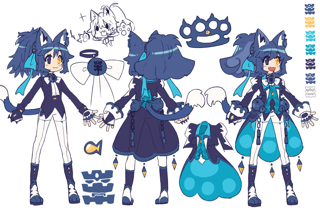 Black Rook Rutile Concept Sheet by @hikukastel