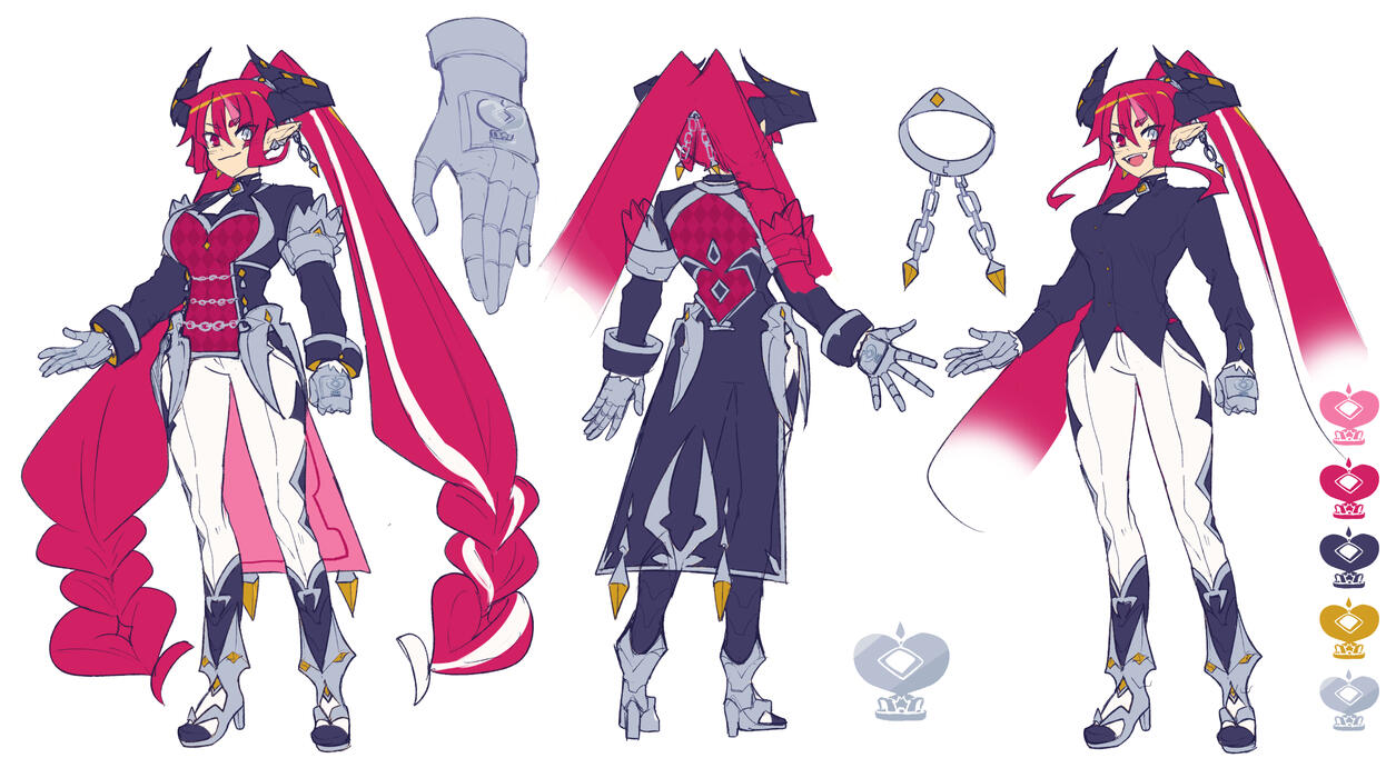 White Queen Higan Concept Sheet by @hikukastel