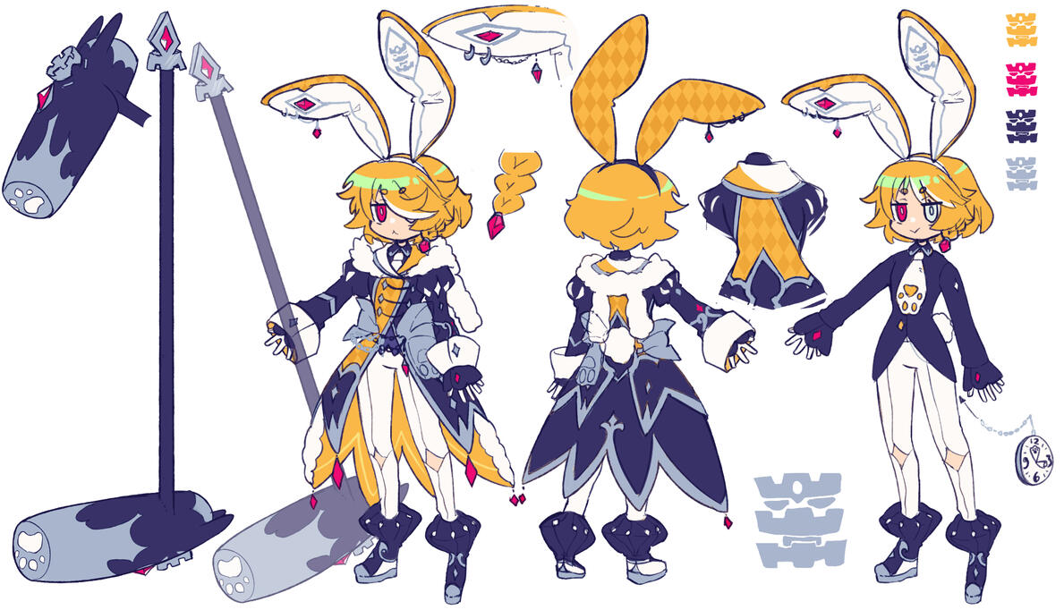 White Rook Usalia Concept Sheet by @hikukastel