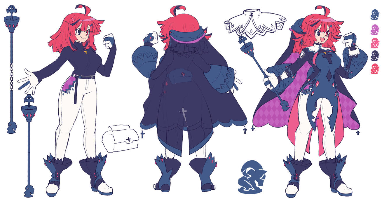 Black Knight Prier Concept Sheet by @hikukastel