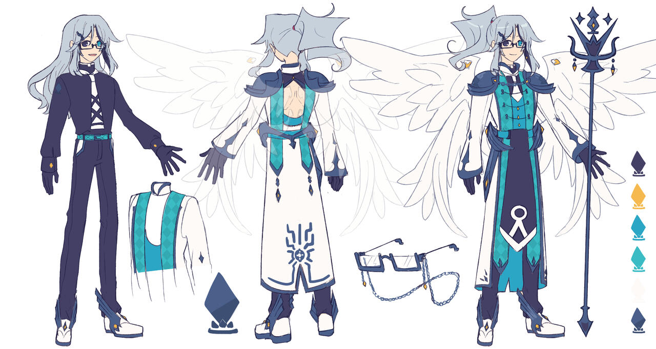 Black Bishop Aries Concept Sheet by @hikukastel