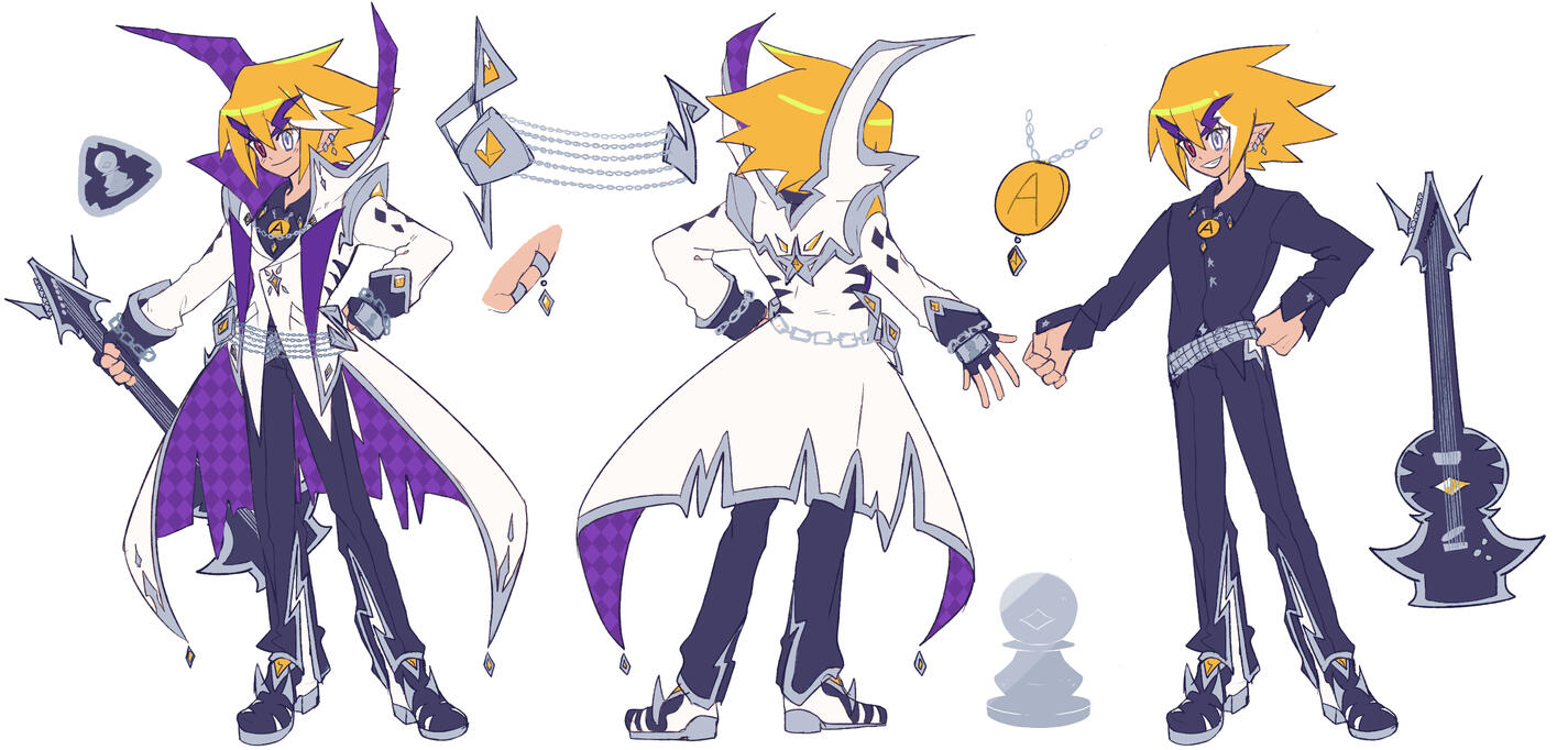 White Pawn Axel Concept Sheet by @hikukastel