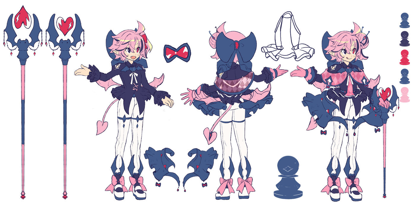 Black Pawn Majolene Concept Sheet by @hikukastel