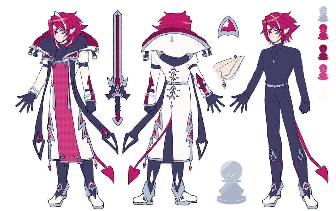 White Pawn Xenolith Concept Sheet by @hikukastel