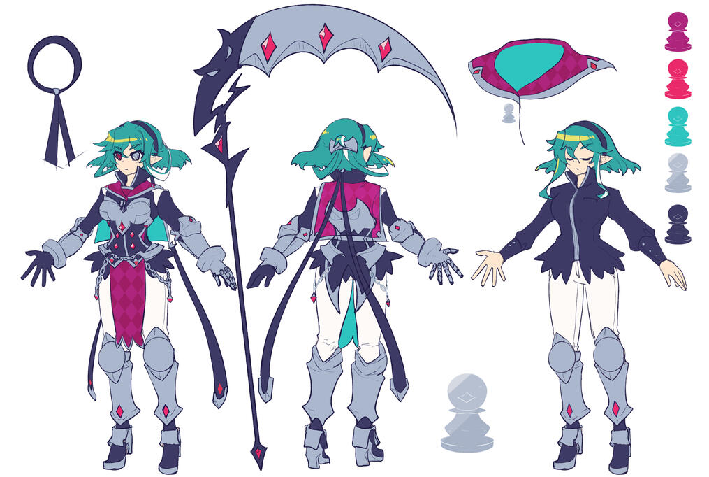 White Pawn Barbara Concept Sheet by @hikukastel
