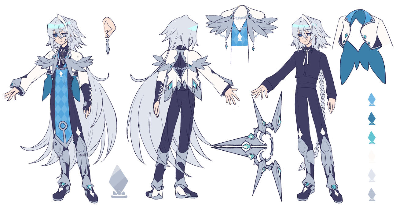 White Bishop Virunga Concept Sheet by @hikukastel