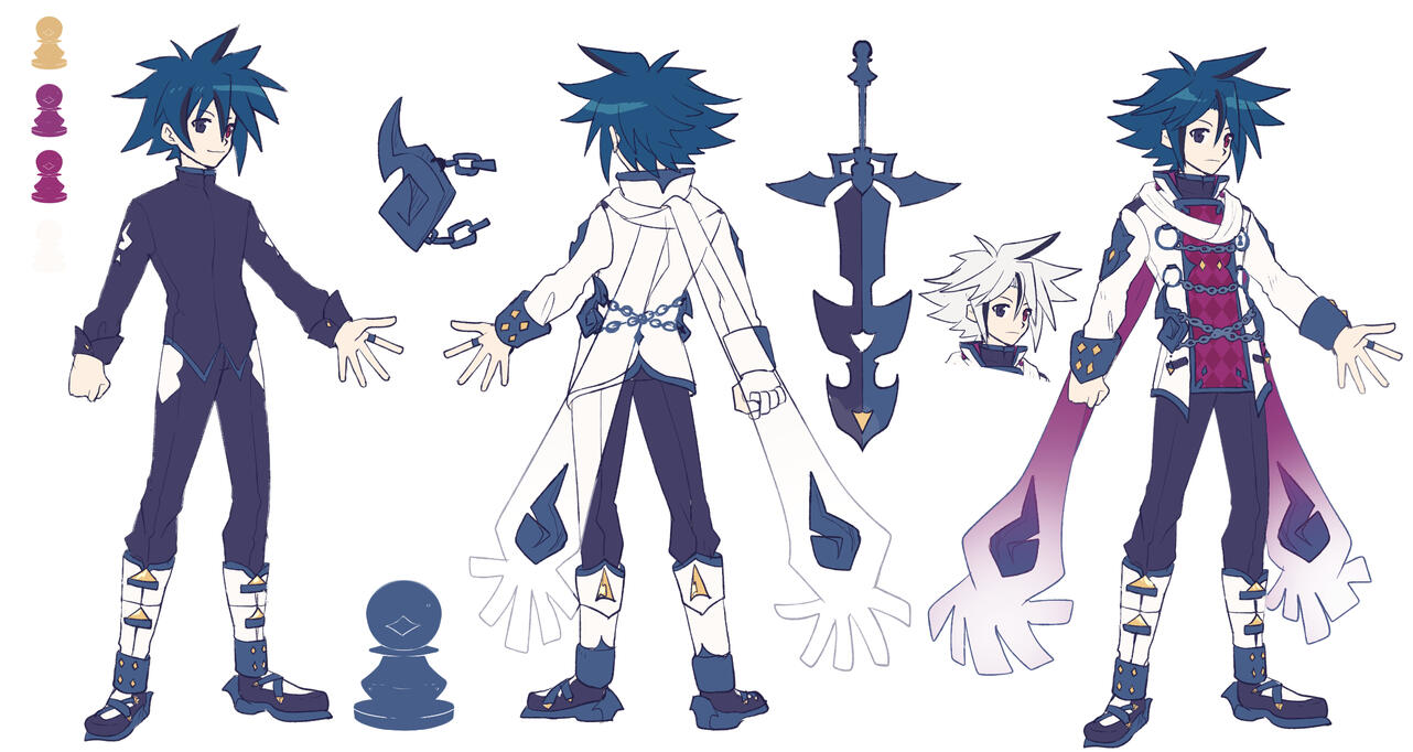 Black Pawn Ash Concept Sheet by @hikukastel