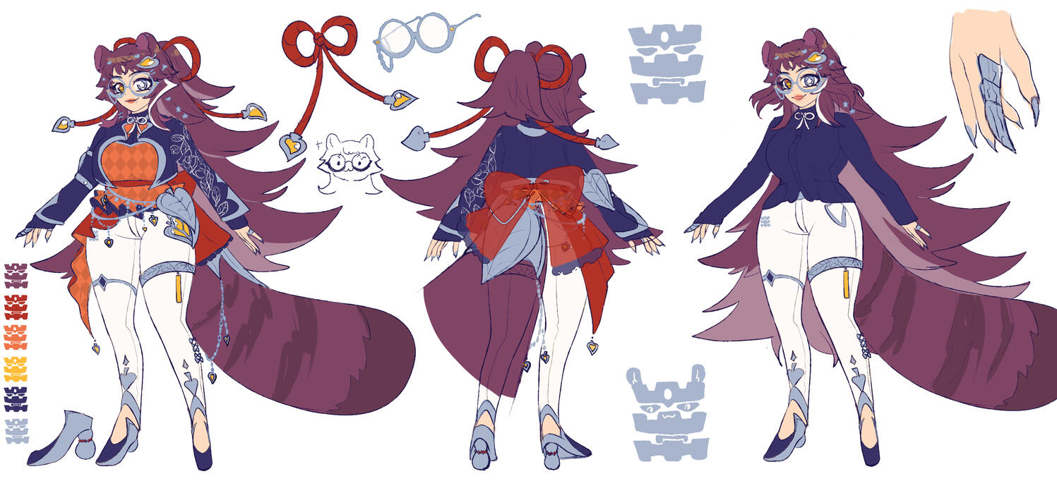 White Rook Nimsy Concept Sheet by @hikukastel