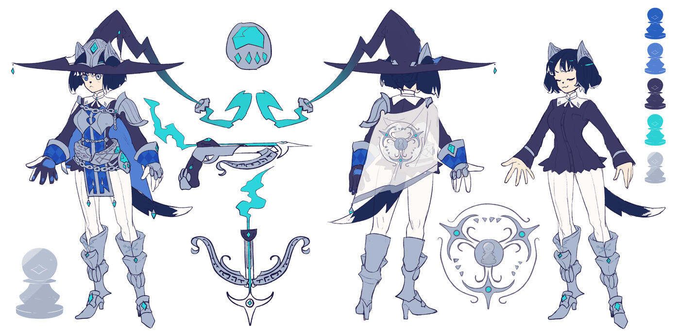 White Pawn Visco Concept Sheet by @hikukastel