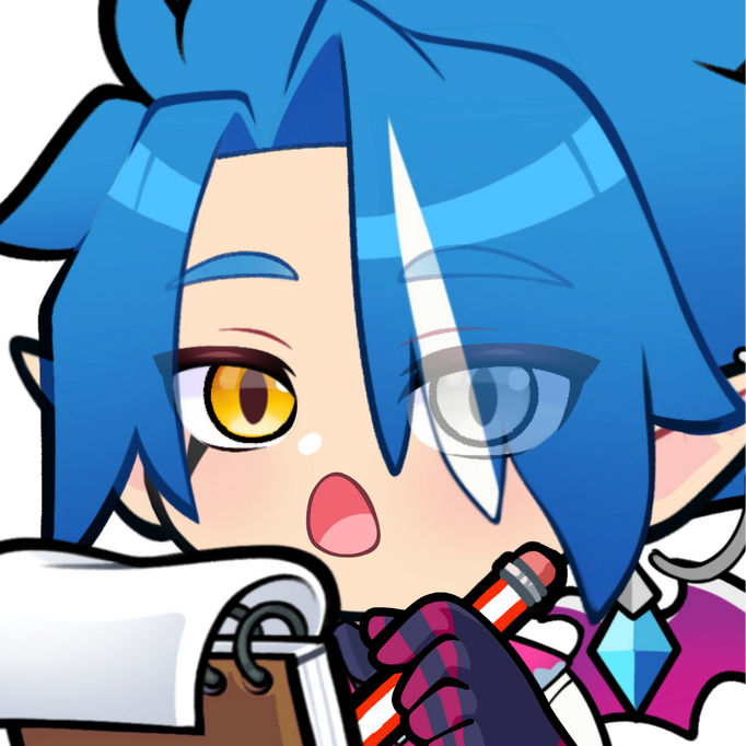 White King Killia Taking Notes Emote by @EightyEightDesign