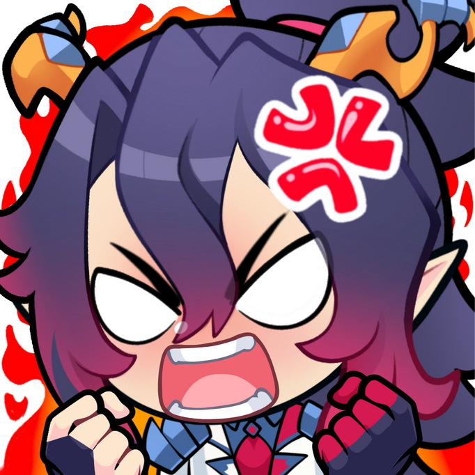 Black King Fuji Rage Emote by @EightyEightDesign