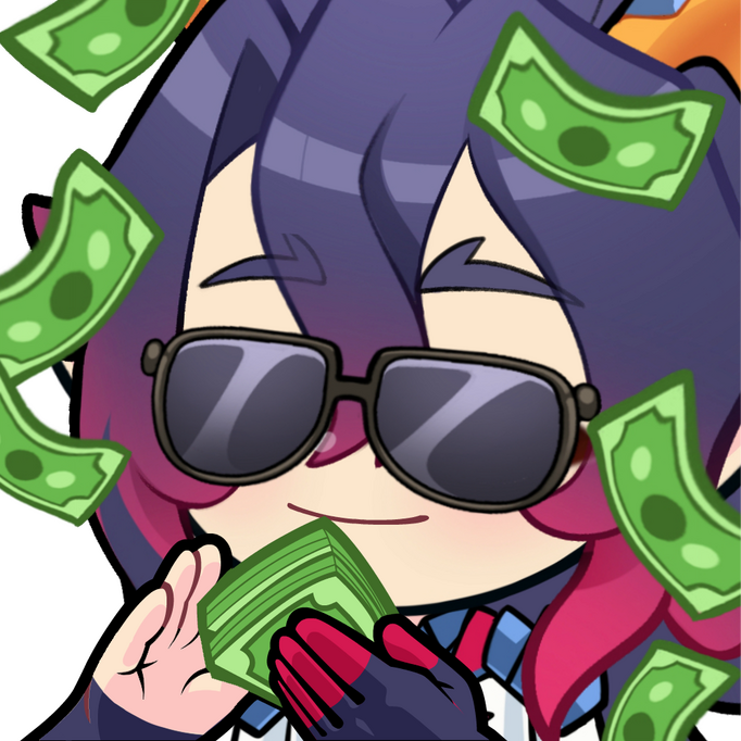 Black King Fuji Rich Emote by @EightyEightDesign