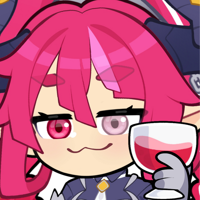 White Queen Higan Toast Emote by @EightyEightDesign