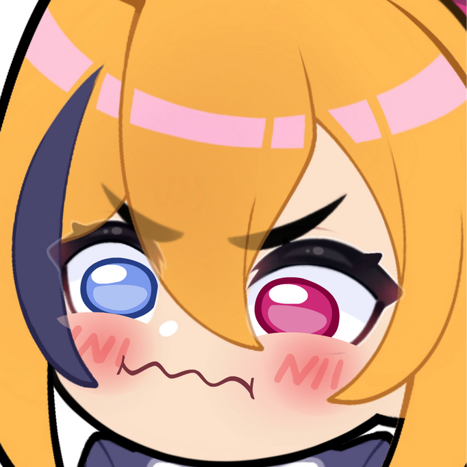 Black Queen Rozalin Pout Emote by @EightyEightDesign