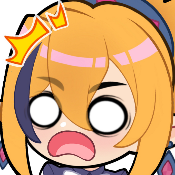 Black Queen Rozalin Shock Emote by @EightyEightDesign