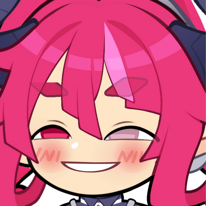 White Queen Higan Heh Emote by @EightyEightDesign