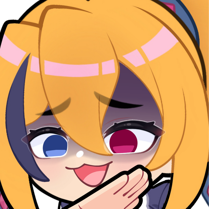 Black Queen Rozalin Ohoho Emote by @EightyEightDesign