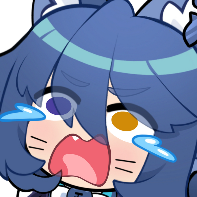 Black Rook Rutile Scream Emote by @EightyEightDesign