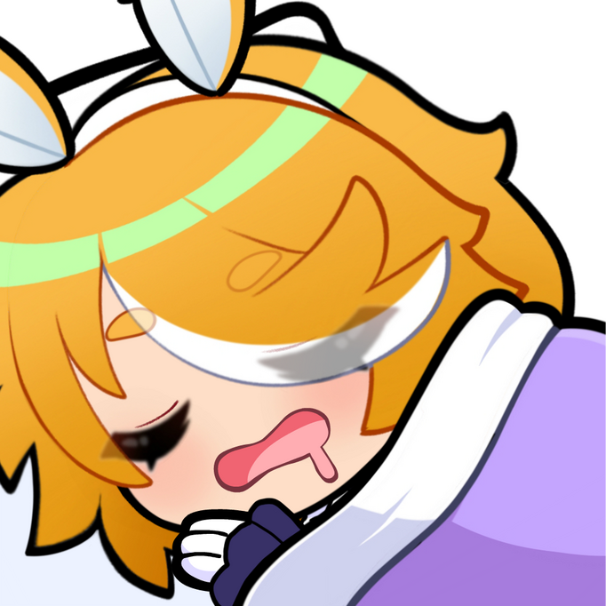 White Rook Usalia Sleep Emote by @EightyEightDesign