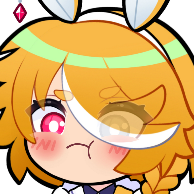 White Rook Usalia Hmph! Emote by @EightyEightDesign