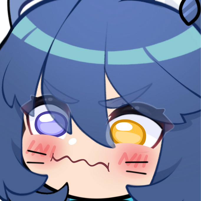 Black Rook Rutile Pout Emote by @EightyEightDesign