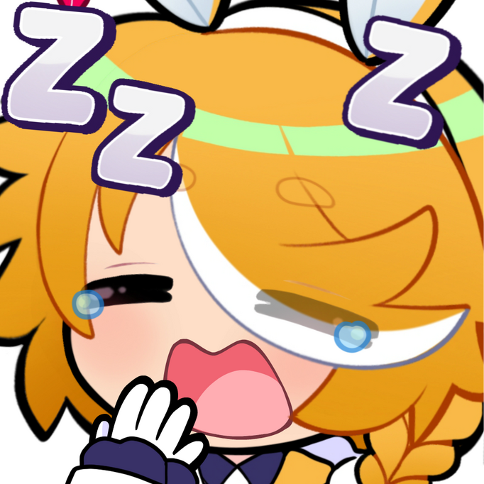 White Rook Usalia Sleepy Emote by @EightyEightDesign