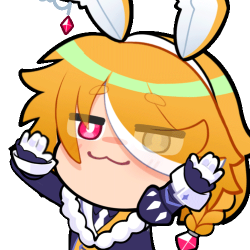 White Rook Usalia Smug Dance Emote by @EightyEightDesign