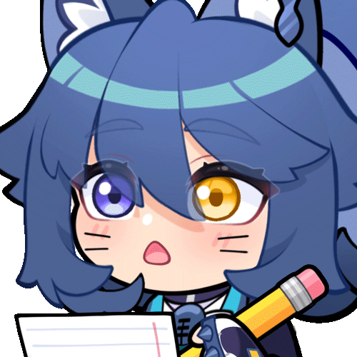 Black Rook Rutile Taking Notes Emote by @EightyEightDesign