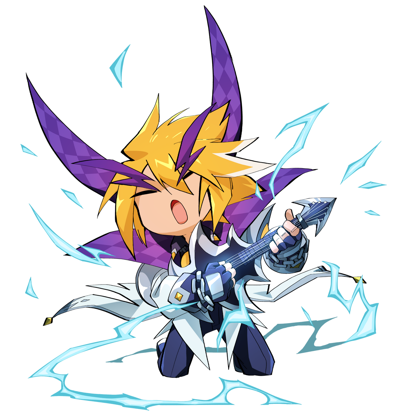 White Pawn Axel Chibi by @indra_ad